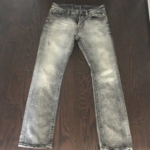 Grey Salvage Straight Slim Jeans from Buckle 32R